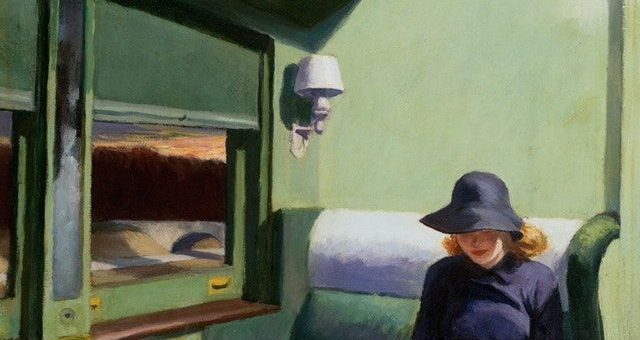 “Compartment C Car” by Edward Hopper, 1938. Featured Image @adynamicreader - The “Complementary Story” Revisited: Mind the Gaps!