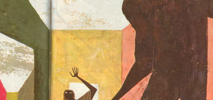 Theseus and the Minotaur (Alice and Martin Provensen (1959), ‘The Golden Treasury of Myths and Legends’). Featured Image @adynamicreader - Whose line is it anyway?