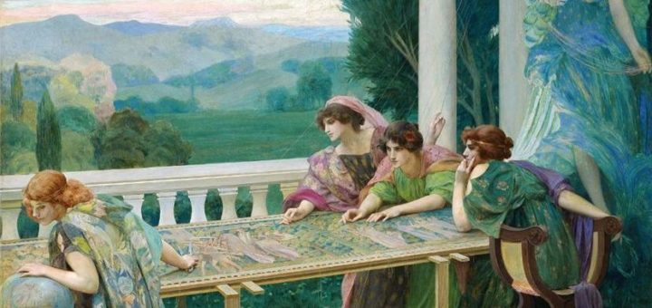 “Le Destin” by Henry Siddons Mowbray, 1896.