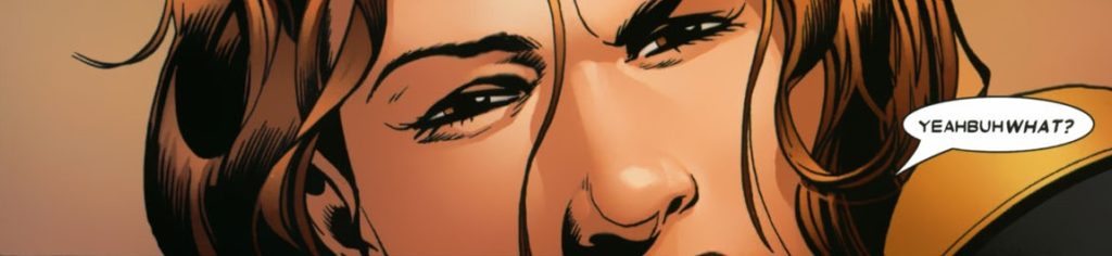 Kitty Pryde in ‘Astonishing X-Men’ #16 by Whedon and Cassady, 2004. Image @adynamicreader - Adjusting the dynamics of narrative interest: an experiment on Lemnos