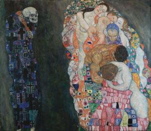 "Tod und Leben" by Gustav Klimt, 1910/15. Featured Image @adynamicreader - Death in the Iliad: Reports and Responses