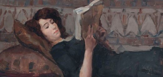 "Reading woman on a couch" by Isaac Israels
